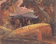 Samuel Palmer Harvesters by Firelight china oil painting reproduction